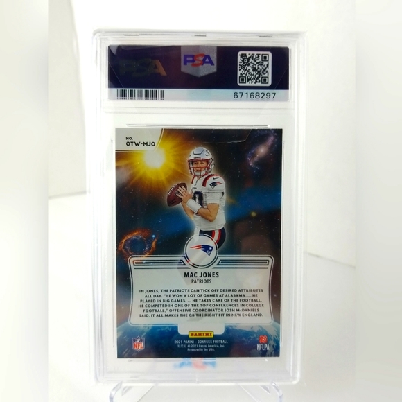2021 Donruss Mac Jones RC Out of This World # OTW-MJO - PSA 9 - Picture 2 of 2